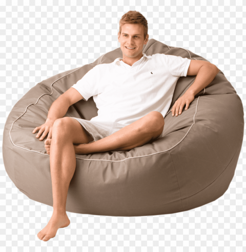 coast marine bean xxl - bean bag chair PNG Graphic with Transparency Isolation