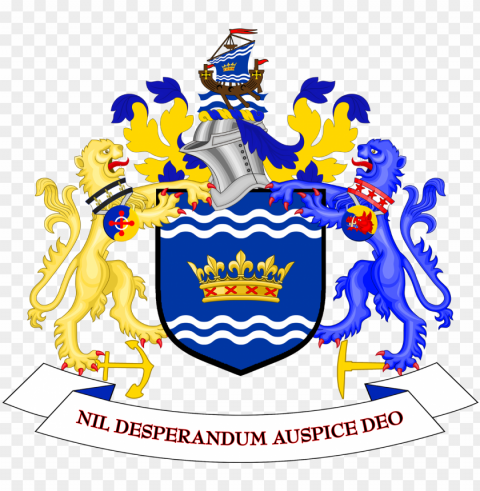 coat of arms of sunderland city council - burnley coat of arms PNG with Transparency and Isolation
