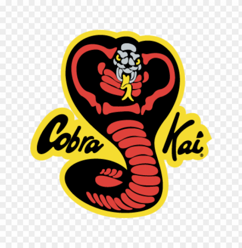 cobra kai vector logo PNG Graphic Isolated on Clear Background