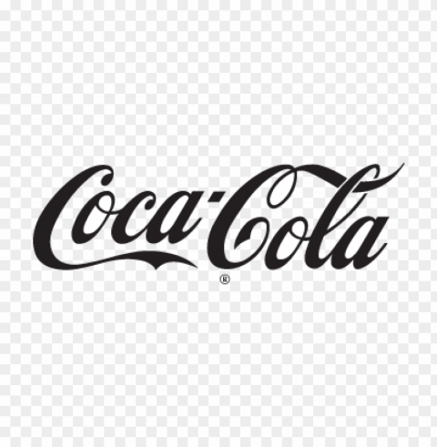 coca-cola black logo vector download free PNG photo with transparency