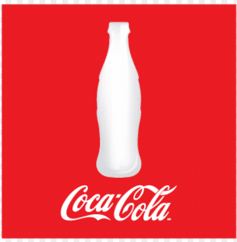 coca cola bottle logo Transparent PNG Image Isolation