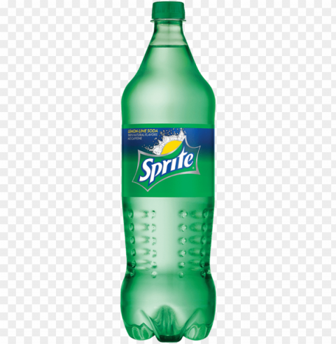 coca cola bottle - 1 liter sprite bottle PNG Isolated Illustration with Clarity