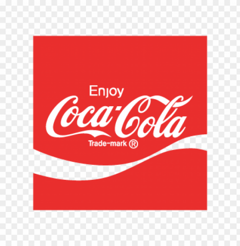 coca-cola enjoy logo vector free Transparent Background Isolated PNG Art