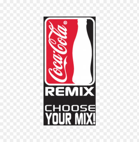 coca cola remix logo vector download PNG high resolution free