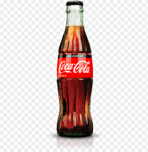 coca cola sin azúcar 235ml Transparent PNG images for digital art