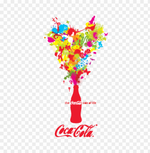 coca cola vida logo vector download free PNG with alpha channel