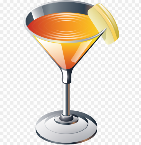 cocktail food file Transparent Background Isolation in PNG Format