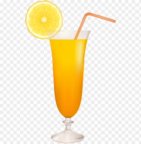 cocktail glass with lemon clipart - lemon juice glass HighQuality Transparent PNG Isolation