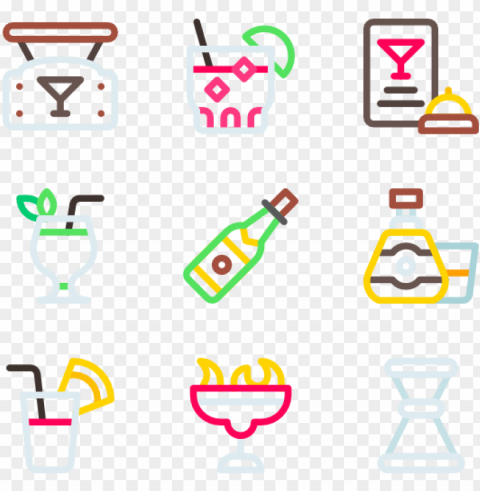 cocktails Isolated Artwork in HighResolution PNG