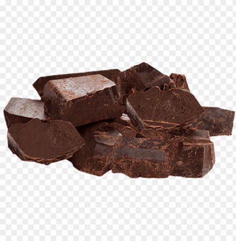 cocoa mass - chocolate Isolated Element in Transparent PNG