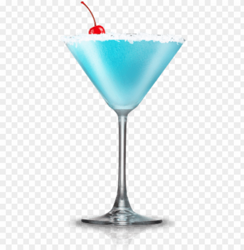 coconut blue hawaiian - blue hawaii cocktail Transparent background PNG stock