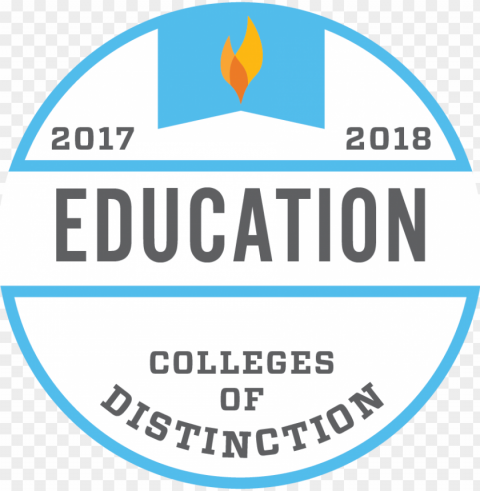 cod program badge education 2017 2018 300 ppi - college of distinction educatio PNG art