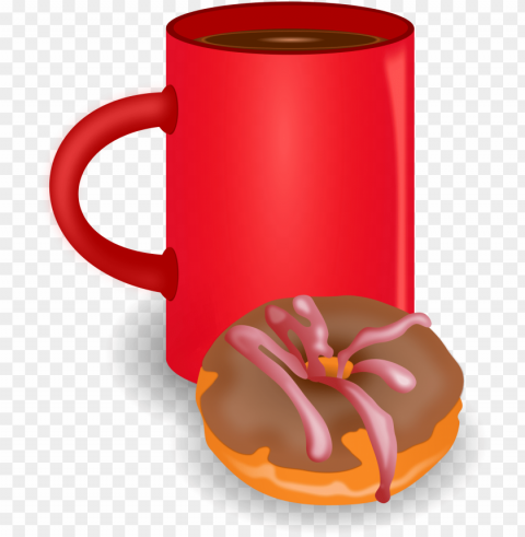coffee and donuts clip art free - coffee and donuts Isolated Subject on HighResolution Transparent PNG