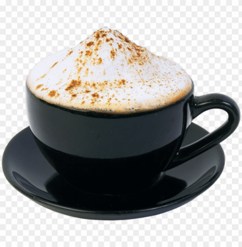 coffee clipart cappuccino - cappuccino vs latte Isolated Item with Transparent Background PNG