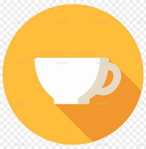 coffee icon - coffee cup flat icon Isolated Artwork in HighResolution Transparent PNG