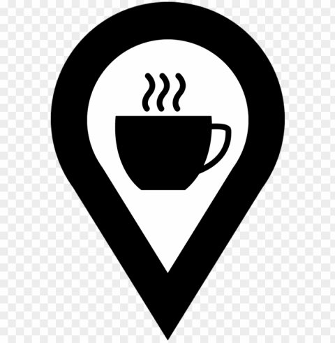 coffee icon position map location icon icons plac - location coffee icon HighQuality Transparent PNG Element