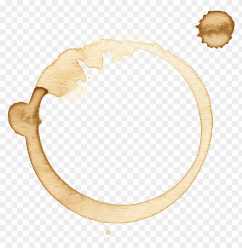 Coffee Stain Transparent PNG Image Isolated With Transparency