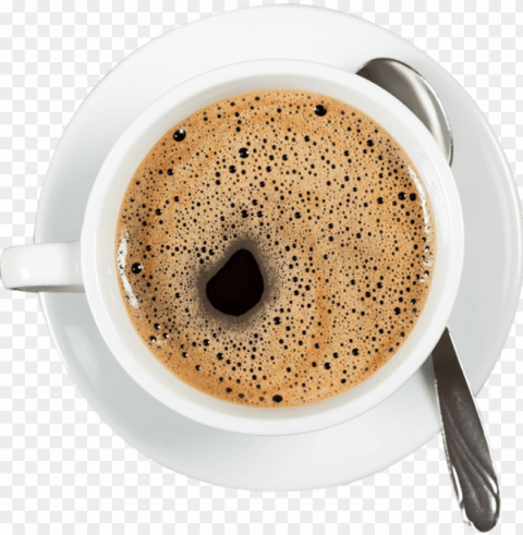 coffee top view svg free library - cup of coffee top view PNG Image Isolated with High Clarity