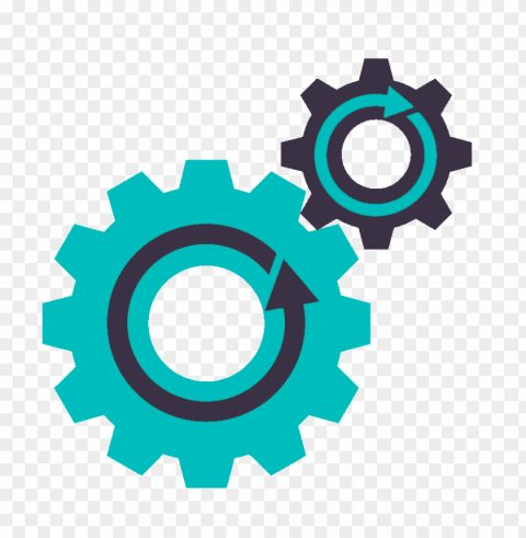 cogs - gear icon vector PNG transparent photos library