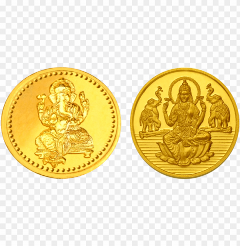 Coins Hd - Lakshmi Gold Coin PNG Images With Transparent Space