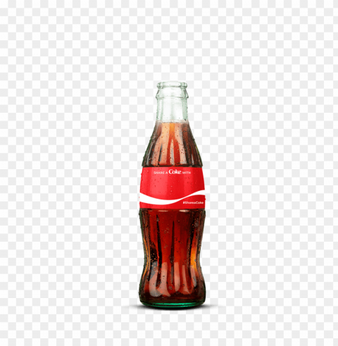 coke bottle - coca-cola life - 8 fl oz bottle PNG for presentations