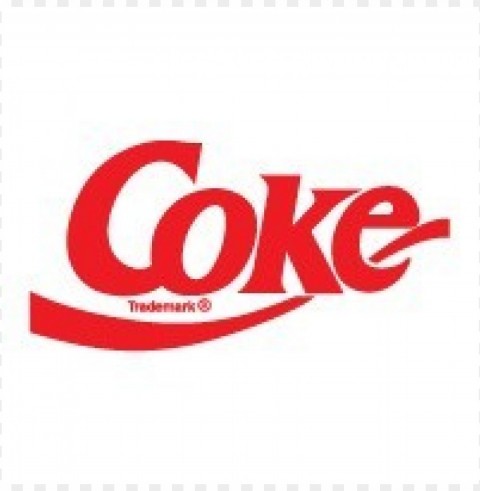 coke logo vector Isolated Graphic in Transparent PNG Format