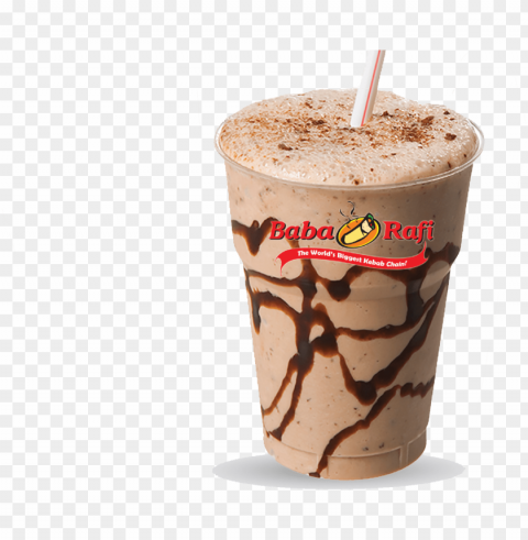 cold coffee - milk shake PNG Illustration Isolated on Transparent Backdrop