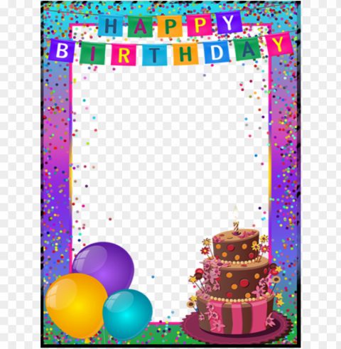 colección de gifs - marco para tarjeta de cumpleaños PNG Image with Transparent Isolated Design