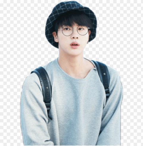 collage seokjin namjoon namjin bangtanboys bangtan - bts jin round glasses PNG with clear background extensive compilation