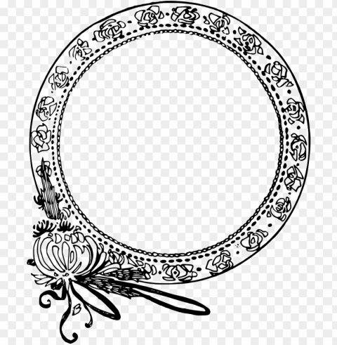 Collection Of Free Frames Transparent Circle Download - Round Border Clip Art Clean Background Isolated PNG Character