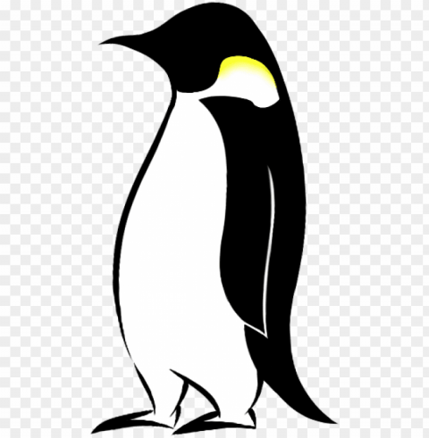 collection of free penguins drawing realistic - emperor penguin clip art Clear Background Isolation in PNG Format