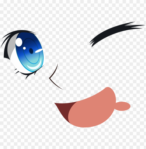 collection of free smile vector anime mouth download - anime eyes and mouth Transparent image