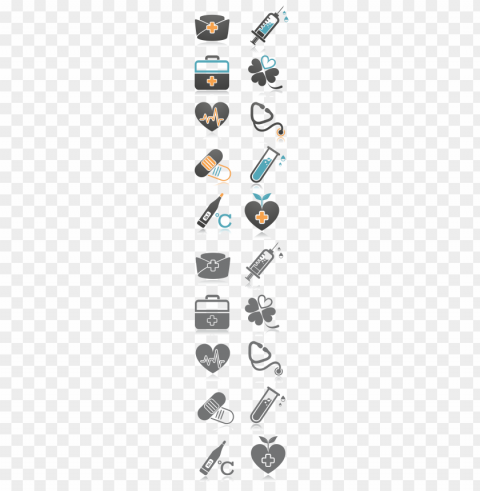 collection of health care medical icons PNG file with alpha