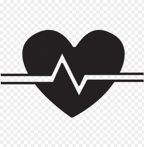 collection of healthcare black and white - heart rate clip art PNG files with clear background bulk download