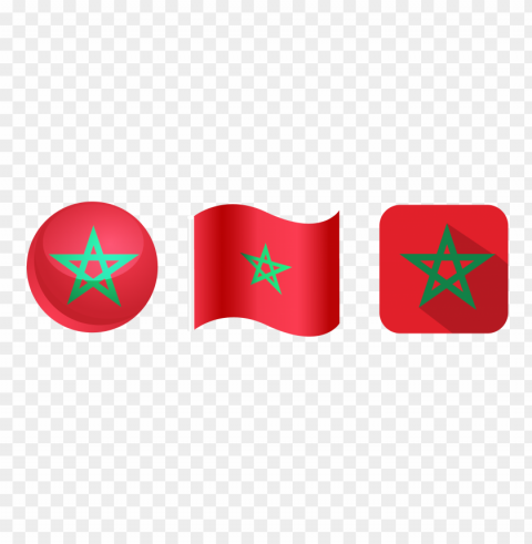 collection of morocco flags icons PNG transparent photos library