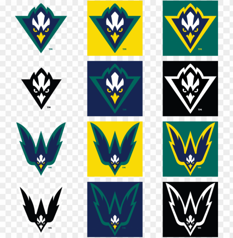 college flags and banners co uncw seahawks garden Transparent PNG Isolated Subject Matter