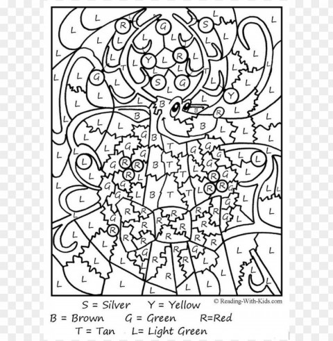 color by number coloring pages for adults Isolated Design on Clear Transparent PNG