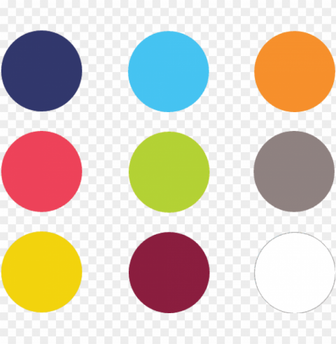 color dots PNG without background
