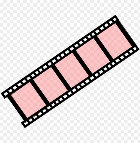 color film strip PNG images with transparent overlay