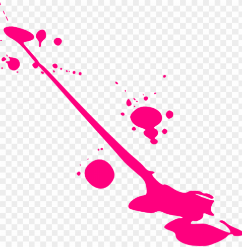 color ink splatter PNG with clear overlay