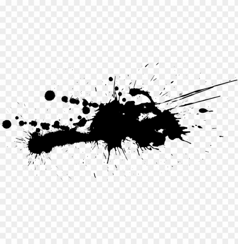 color ink splatter PNG with cutout background