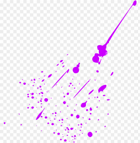 color ink splatter Isolated Character in Transparent PNG Format