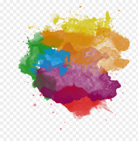 color ink splatter Isolated Character with Clear Background PNG PNG transparent with Clear Background ID de8fbefa