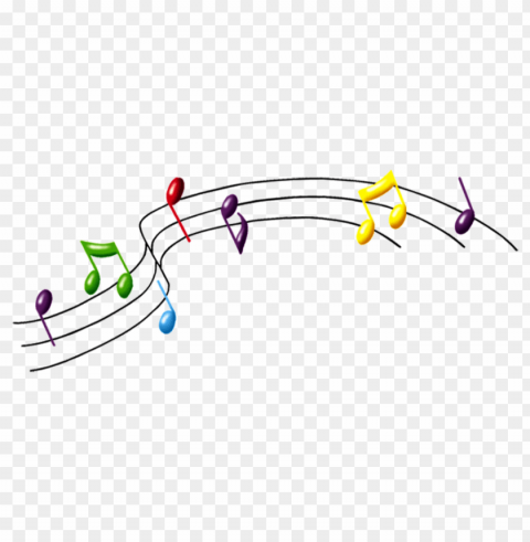 color music notes Isolated Element on HighQuality PNG PNG transparent with Clear Background ID c7763c33