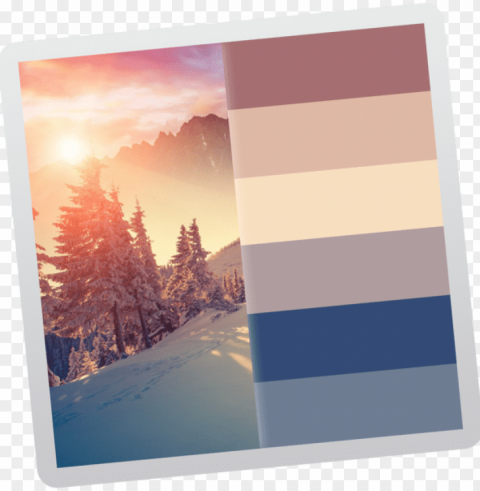 color palette from image 4 - iphone x wallpaper 4k winter PNG files with no background bundle