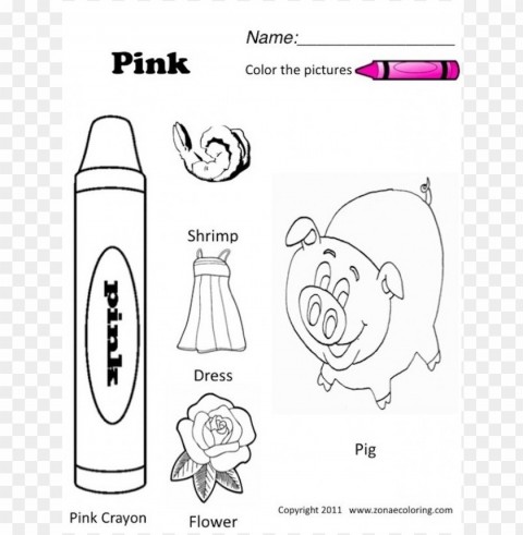 color pink coloring pages Clear Background PNG Isolated Subject PNG transparent with Clear Background ID 2ffeb7d4