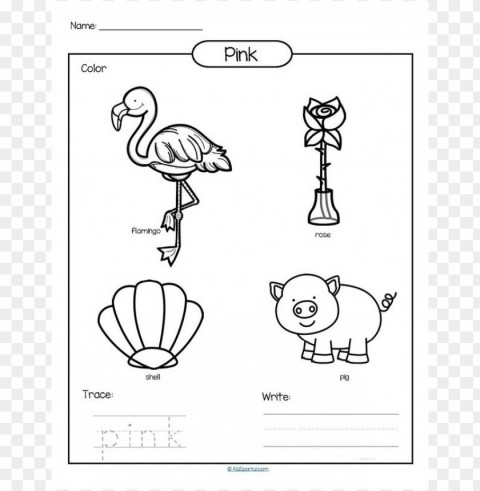 color pink coloring pages Clear PNG images free download