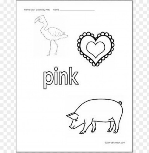 color pink coloring pages Clear PNG pictures compilation