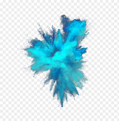 color powder explosion Isolated Character in Clear Transparent PNG