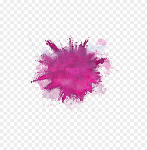 Color Powder Explosion Isolated Design Element In HighQuality PNG